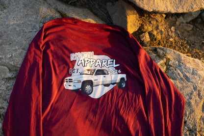 Maroon Long Sleeve Dodge shirt
