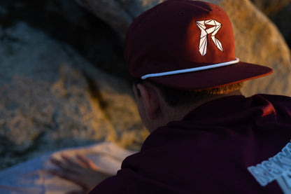 Riskyn Apparel Maroon rope Hat