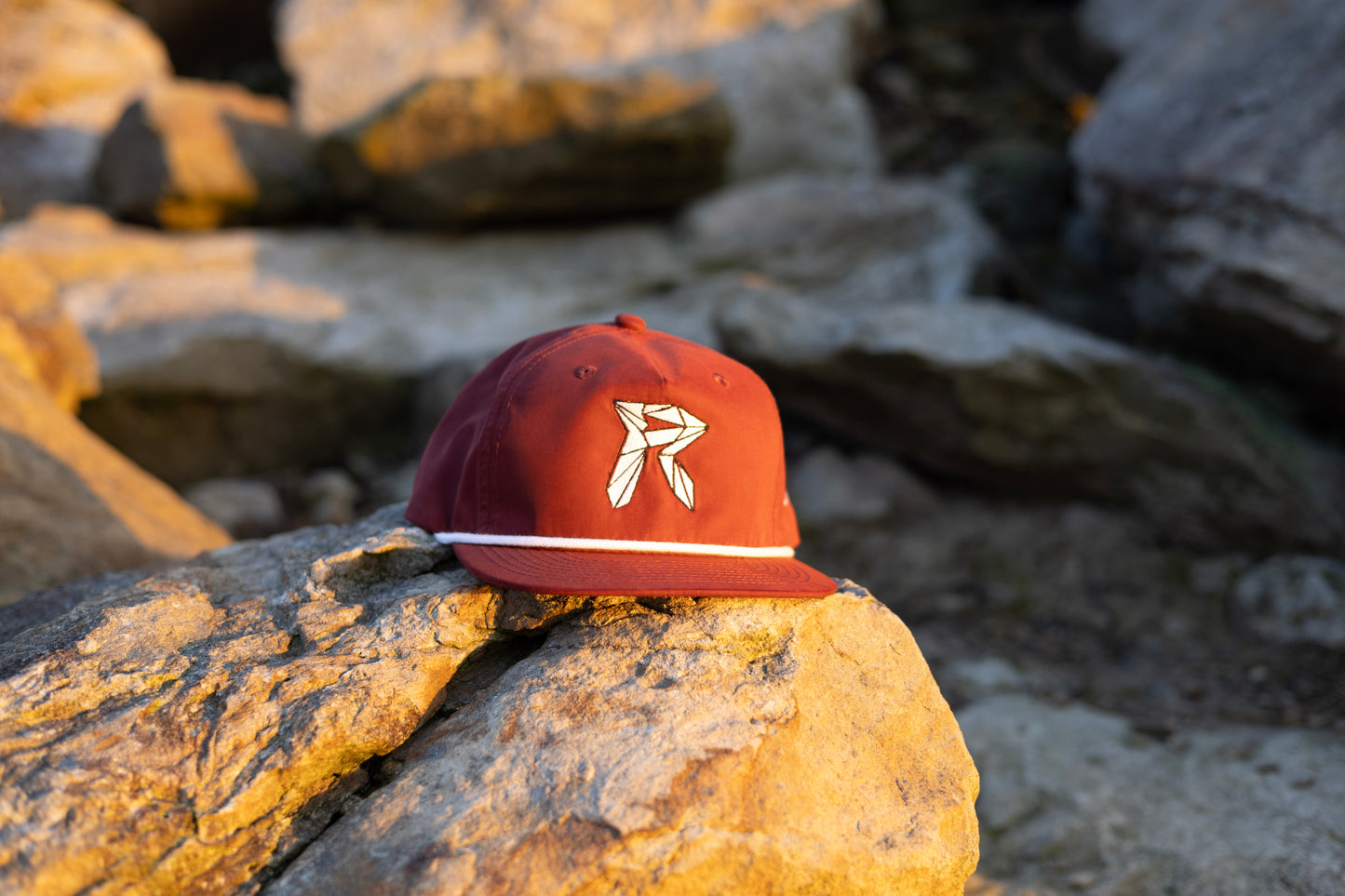 Riskyn Apparel Maroon rope Hat