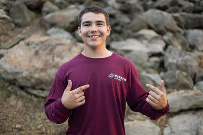 Maroon Long Sleeve Dodge shirt