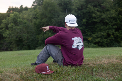 Maroon Long Sleeve Dodge shirt