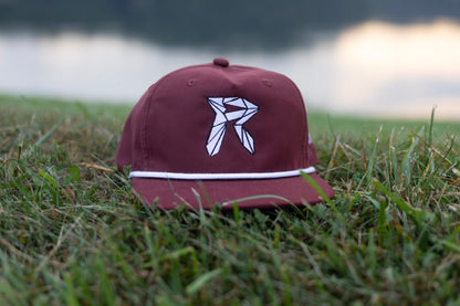 Riskyn Apparel Maroon rope Hat