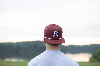Riskyn Apparel Maroon rope Hat