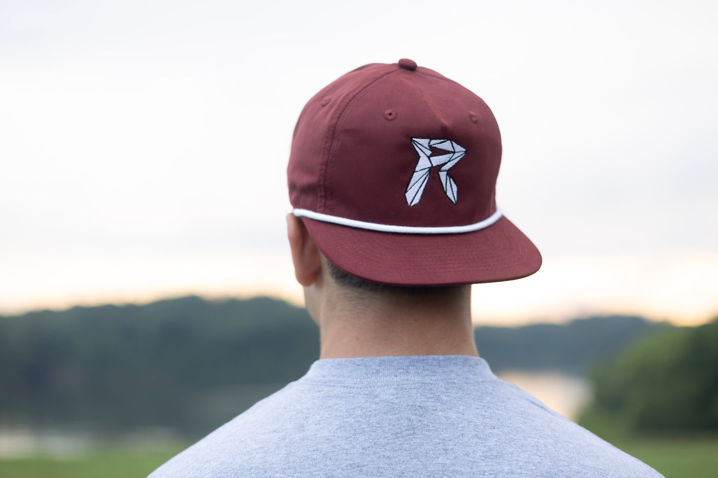 Riskyn Apparel Maroon rope Hat